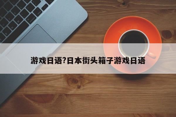 游戏日语?日本街头箱子游戏日语