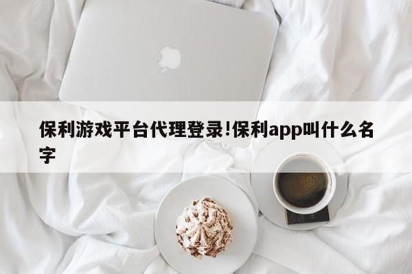 保利游戏平台代理登录!保利app叫什么名字